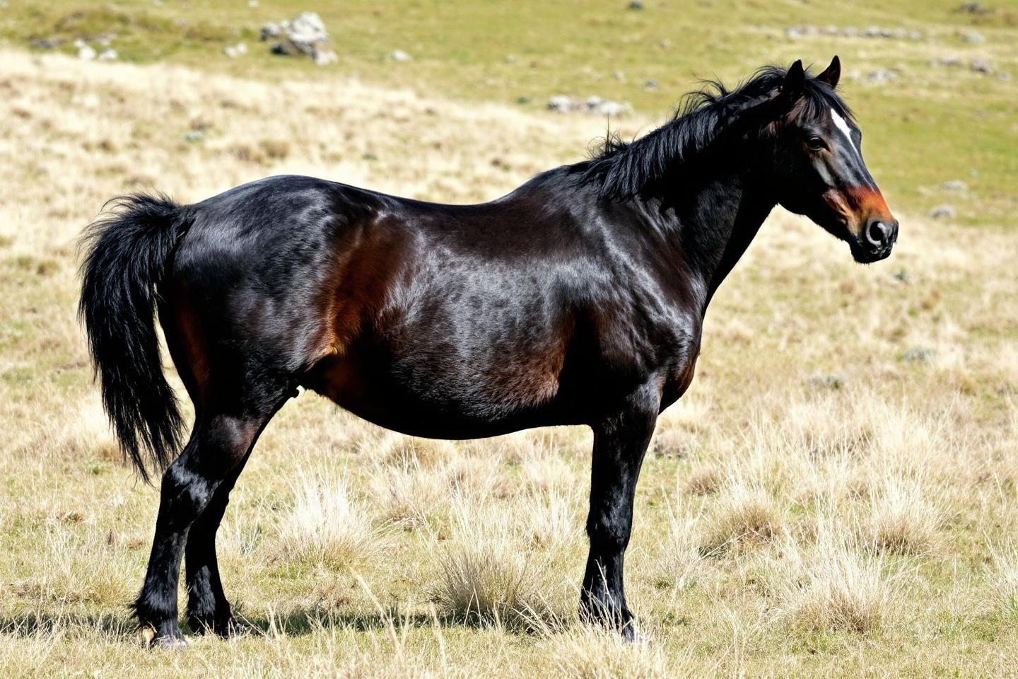 Cheval mérens : caractéristiques, origine et élevage de cette race pyrénéenne rustique