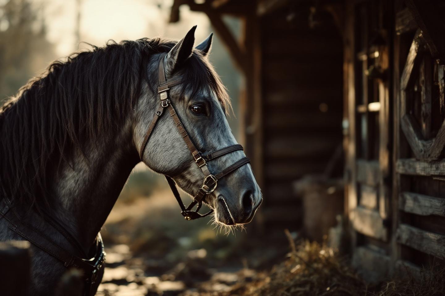 Cheval percheron : caractéristiques, histoire et élevage de cette race de trait française