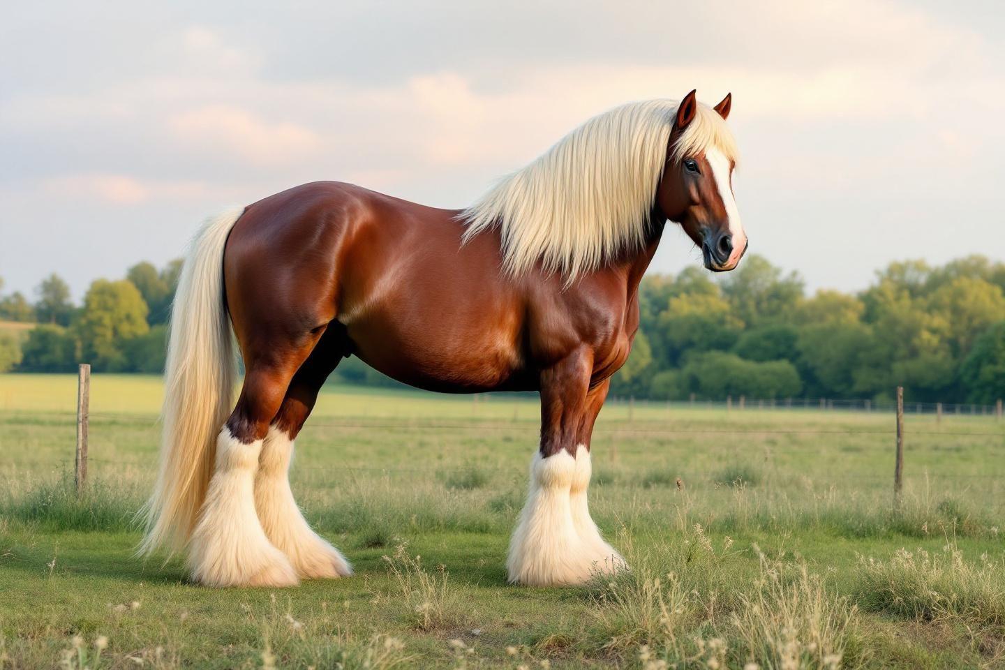 Le cheval shire : caractéristiques, histoire et élevage de ce géant britannique
