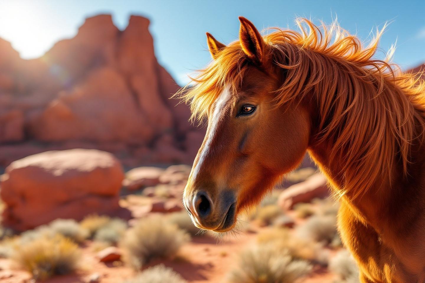 Le cheval mustang : histoire, caractéristiques et vie à l'état sauvage en Amérique