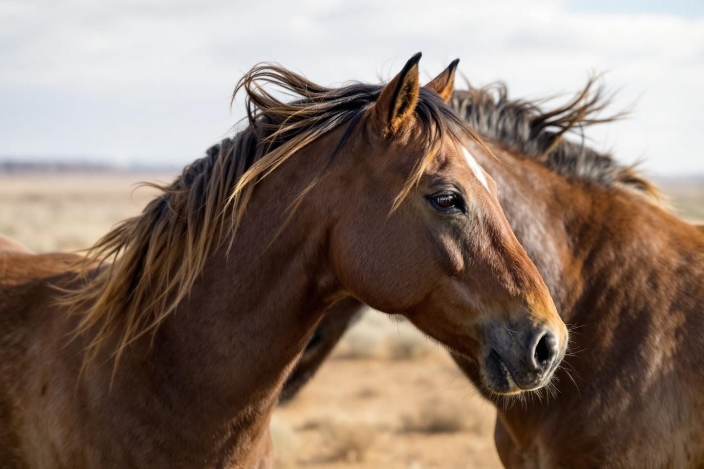 Le cheval mustang : histoire, caractéristiques et vie à l'état sauvage en Amérique